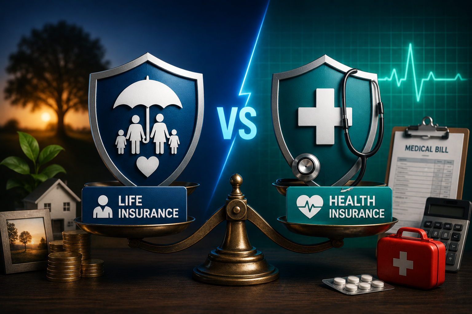 Life Insurance vs Health Insurance: Understanding the Difference 591ae150-76b1-436a-b5c4-b6f22b5739e6
